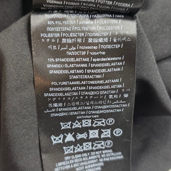 Women's Black Pleather High Waisted Skirt Sz. 6 - Picture 5 of 5